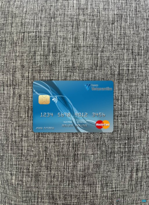 Download Brazil Votorantim bank mastercard photolook front Photoshop template